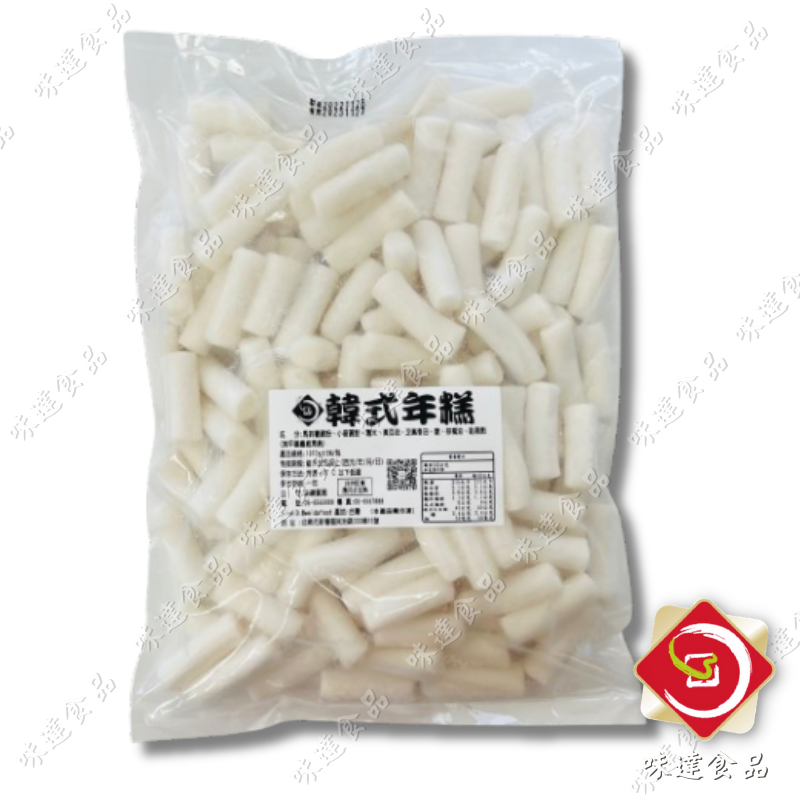 【冷凍】火鍋料-韓式年糕 (1kg)
