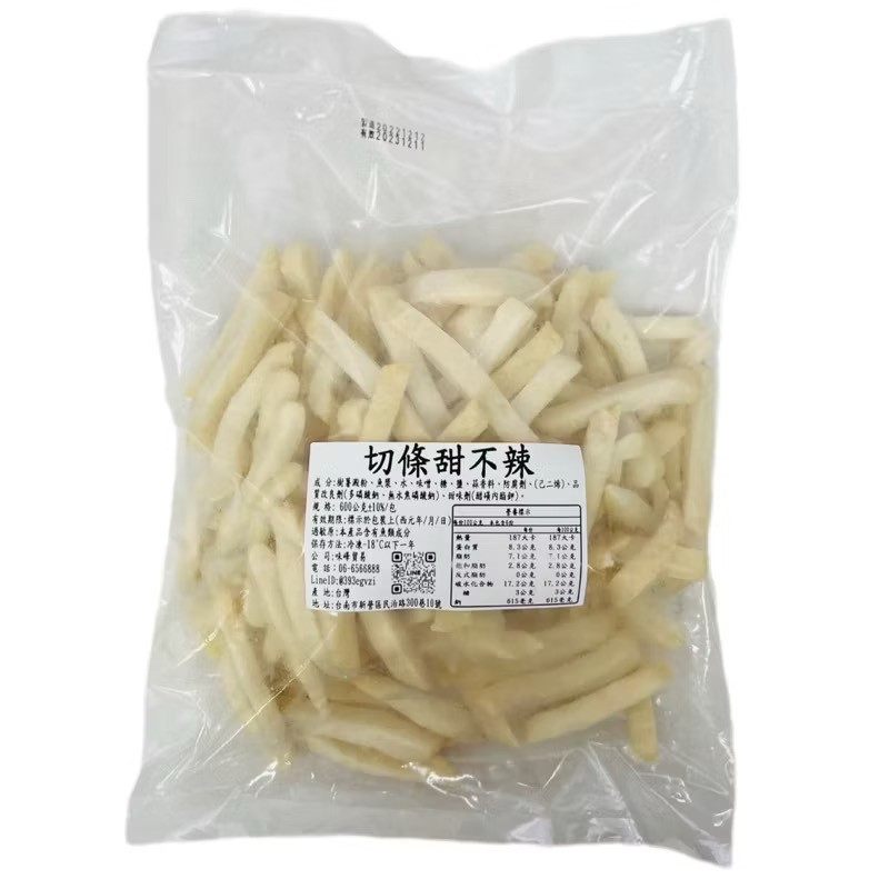 【冷凍】味達-切條甜不辣 (3kg/600g)